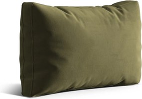 Cuscino per divano verde con rivestimento in velluto Kemi – Cosmopolitan Design