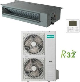 Climatizzatore Condizionatore Hisense Canalizzabile R32 48000 BTU AUD140UX4REH8 INVERTER Classe A++/A+