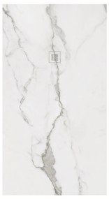Piatto Doccia 90x100 Effetto Pietra Zenon "Imagine" Bianco Statutario