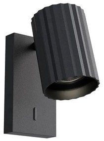 Redo 01-2549 - Faretto da parete orientabile DELPHI 1xGU10/7W/230V nero