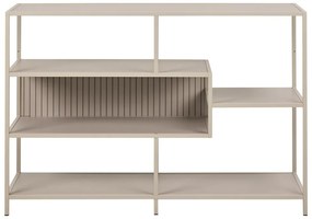 Libreria grigia 114x78x35 cm Seaford - Actona