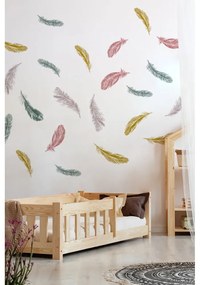 Letto per bambini in legno di pino di colore naturale 140x200 cm Mila CP - Adeko