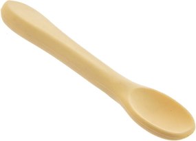 Cucchiaio da bambini giallo in silicone – Orion