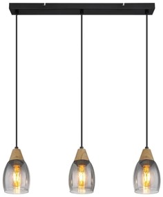 Globo 15706-3H - Lampadario a sospensione con filo REID 3xE27/15W/230V