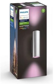 Philips 17463/47/P7 - LED RGBW Lampada da esterno Hue APPEAR 2xLED/8W/230V IP44