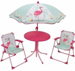 Mobili da giardino Fun House Per bambini Fenicottero rosa 4 Pezzi