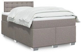 Giroletto A Molle Con Materasso Tortora 120x200 Cm İn Tessuto /