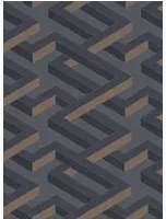 Cole & Son Carta da parati Luxor - Charcoal