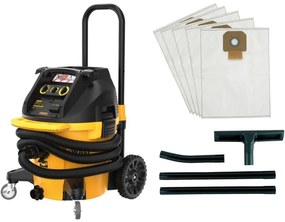 Aspiratore industriale a umido/asciutto DeWALT DWV905MKIT, Classe M, 38 litri