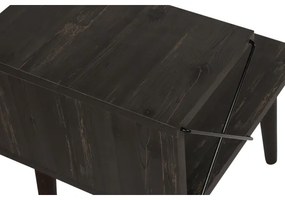 Comodino CROSS 55x50 cm marrone