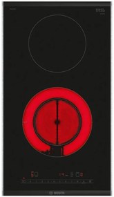 Serie 6 PKF375FP2E. Colore del prodotto: Nero, Posizionamento dell'apparecchio: Da incasso, Dimensione della larghezza del piano cottura: 30 cm.