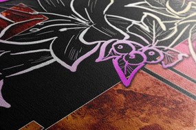 Stampa su tela – Illustrazione floreale