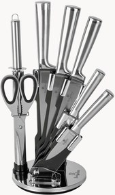 Set coltelli da cucina con supporto Matte Black, set da 8