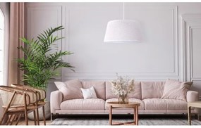 Duolla - Lampadario a sospensione con filo BOUCLE 1xE27/15W/230V diametro 50 cm bianco