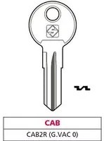 20pz chiave ottone cab2r (g. vac 0) cab vit47598