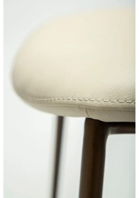 Sedia da pranzo avorio in similpelle Zone – DAN-FORM Denmark