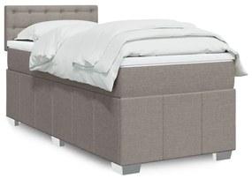 Giroletto A Molle Con Materasso Tortora 100x200 Cm İn Tessuto /