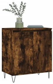 Credenza rovere fumo 60x35x70 cm in legno multistrato