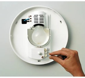 STEINEL 738013-RS 16L - Lampada  da esterno con sensore 1xE27/60W/230V