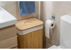 Cesto portabiancheria in bambù di colore naturale 78 l Bamboo - Compactor