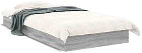 Giroletto Grigio Sonoma 90x200 Cm İn Legno Multistrato /