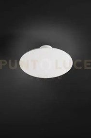 Plafoniera in metallo bianco nebula led 38w cct 3000k 4000k 6000k c...