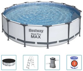 Bestway Set Piscina Steel Pro MAX 427x107 cm