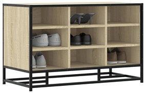 Scarpiera Sonoma Rovere 84x40x53,5 Cm İn Truciolato E Metallo /