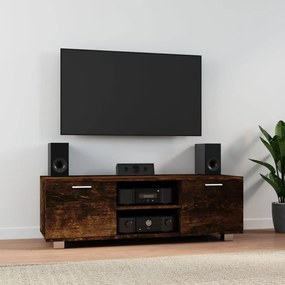 Mobile Tv Rovere Fumo 120x40,5x35 Cm İn Legno Multistrato /