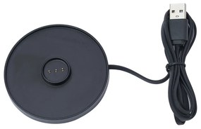 Lampada da tavolo rossa con LED IP65 ricaricabile con stazione di ricarica - Treble