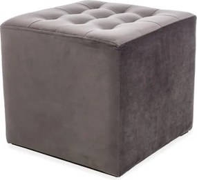 Sgabello Lori Velvet Grey 14 - 39x39x34 lxLxH cm