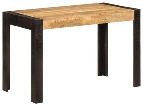 Tavolo Da Pranzo 120x60x76 Cm İn Legno Massello Di Mango /