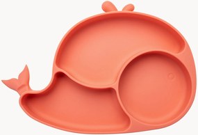 Piatto per bambini con ventosa Whale