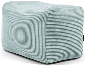 Puof a sacco color menta con rivestimento in velluto a coste Plus 70 Lounge – SLOWDOWN