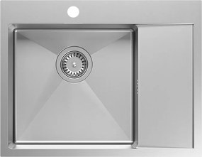Lavello in acciaio RUSSEL 116 BRUSH NICKEL