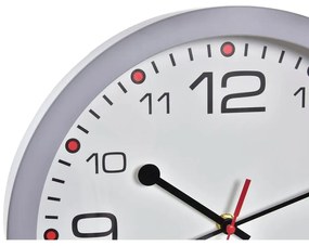 Orologio da Parete DKD Home Decor Cristallo Nero Grigio Bianco PVC (30 x 4,3 x 30 cm)