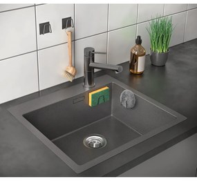 Portaspugna senza foratura in metallo – Metaltex