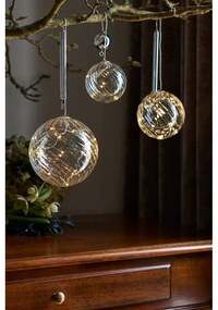 Decorazione luminosa a LED Sfera, Ø 13 cm Wave - Sirius