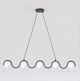 Lampada a Sospensione SINUS 5 5xG9 in Acciaio