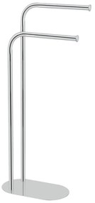 Stand portasciugamani color argento lucido in acciaio inox Levante – Wenko