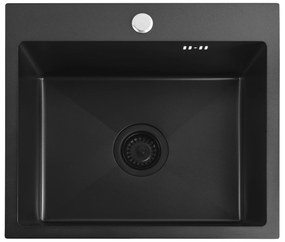 Lavello in acciaio Leo 50 Black