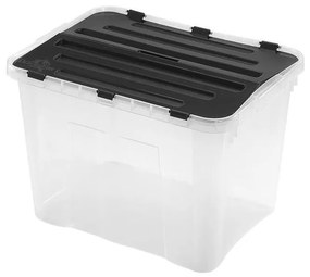 Box contenitore DRAGON 42 l nero/trasparente