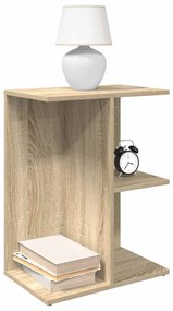 Comodini 2 Pz Rovere Sonoma 46,5x29x61 Cm İn Legno Multistrato /
