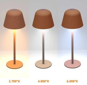 Lampada da Tavolo Ricaricabile 2.2W IP54 CCT Dimmerabile - Corten