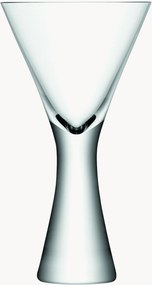 Set di 2 bicchieri da vino rosso in vetro soffiato Moya