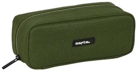 Astuccio Scuola Safta Dark forest Nero Verde 21 x 8 x 8 cm