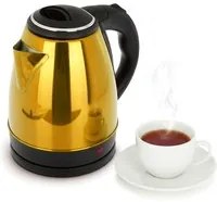 Bollitore elettrico 1,5 L oro acciaio inox