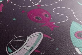 Quadro su tela – Amichevole alieno