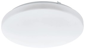 Plafoniera Moderna Frania Acciaio Bianco Led Integrato 14,6W