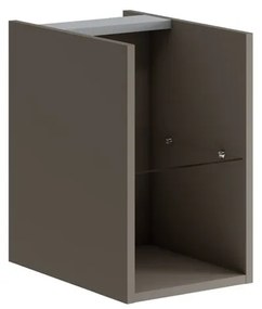 Estensione per mobile da bagno Opera laccato opaco grigio carbone L 30 x H 50 x P 45.5 cm